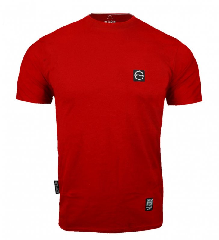 T-shirt Octagon Small Logo red