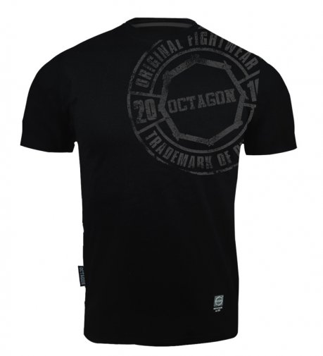 T-shirt Octagon Stamp black 