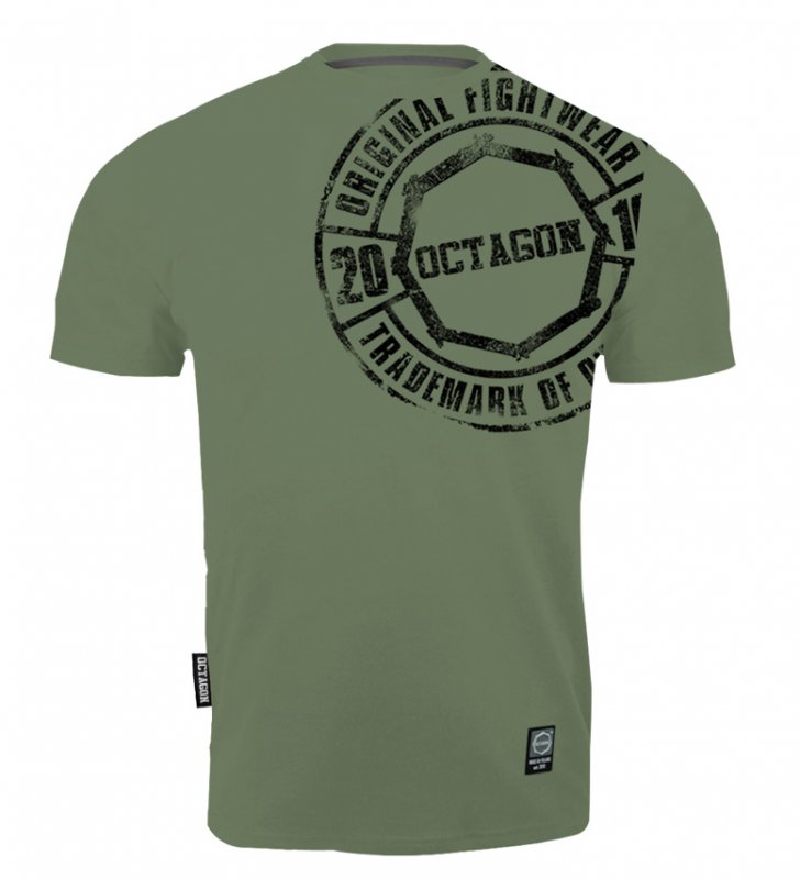 T-shirt Octagon Stamp khaki  