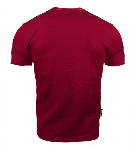 T-shirt Octagon Stripe burgund