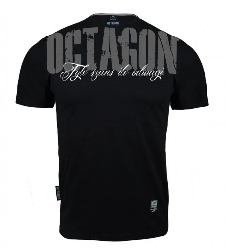 T-shirt Octagon Tyle Szans Ile Odwagi black