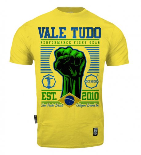 T-shirt Octagon Vale Tudo yellow