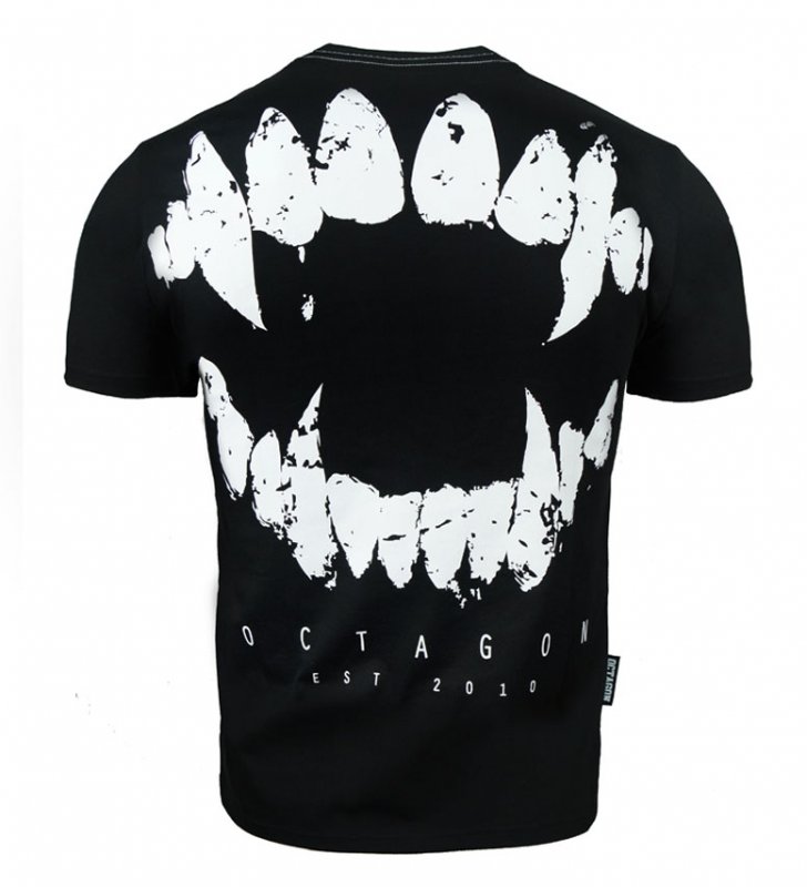 T-shirt Octagon Zęby czarny