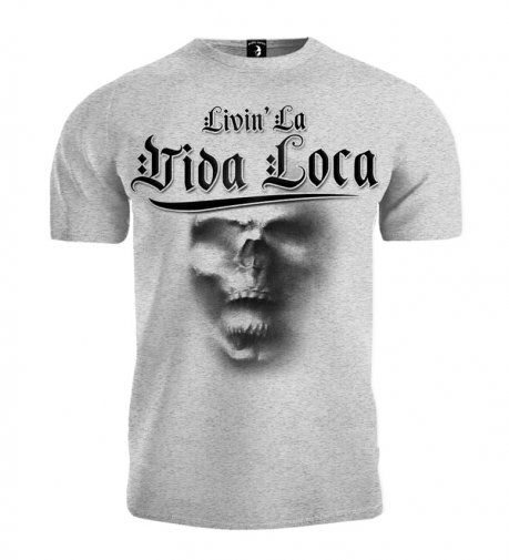 T-shirt Public Enemy La Vida Loca szary