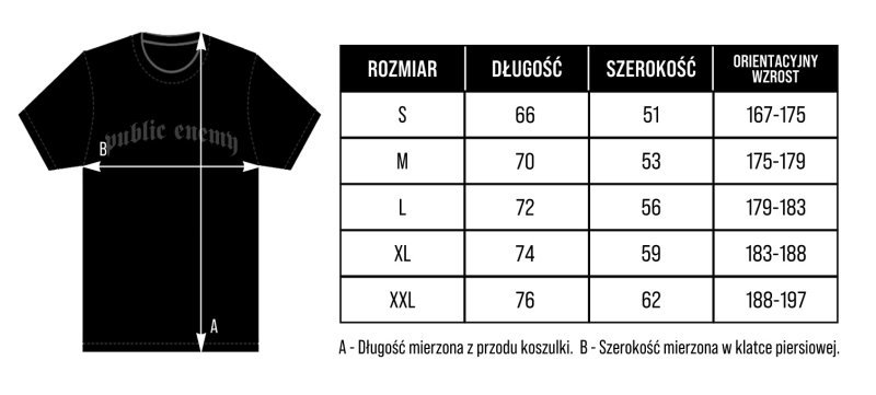 T-shirt Public Enemy Prawo Ulicy OUTLET