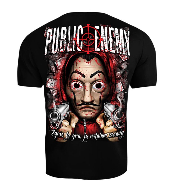 T-shirt Public Enemy Życie to Gra