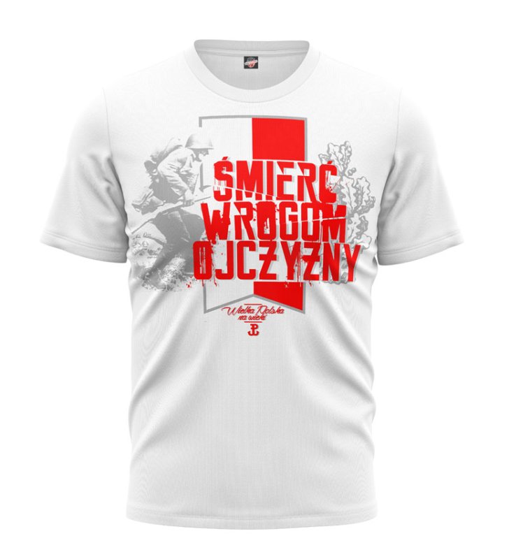 T-shirt Śmierć Wrogom Ojczyzny 3 biały