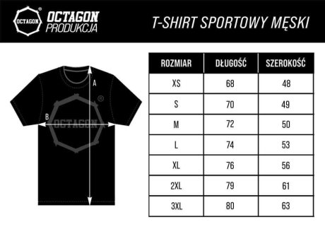 T-shirt Sport Octagon Diamond black
