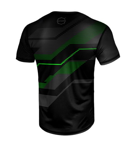 T-shirt Sport Octagon Racer black/green