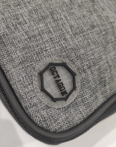 Torebka saszetka na ramię Octagon Regular Logo Grey