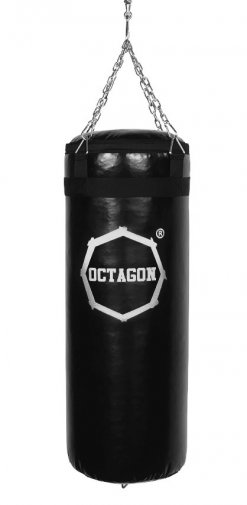 Worek bokserski Octagon 90x35 CARBON white